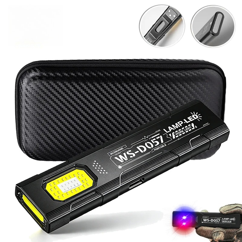 Keychain Flashlight - Lampe torche LED porte-clés rechargeable USB-C,