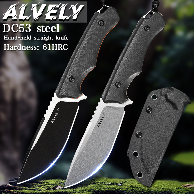 Edc Fixed Blade Deep Carry - Couteau droit à lame fixe en