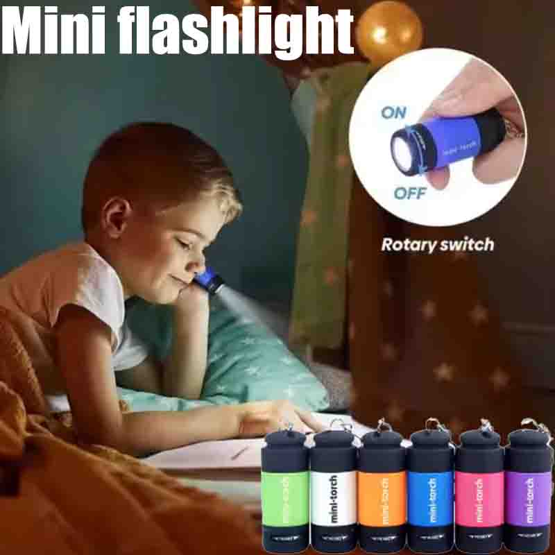Keychain Flashlight - Mini lampe de poche rechargeable par