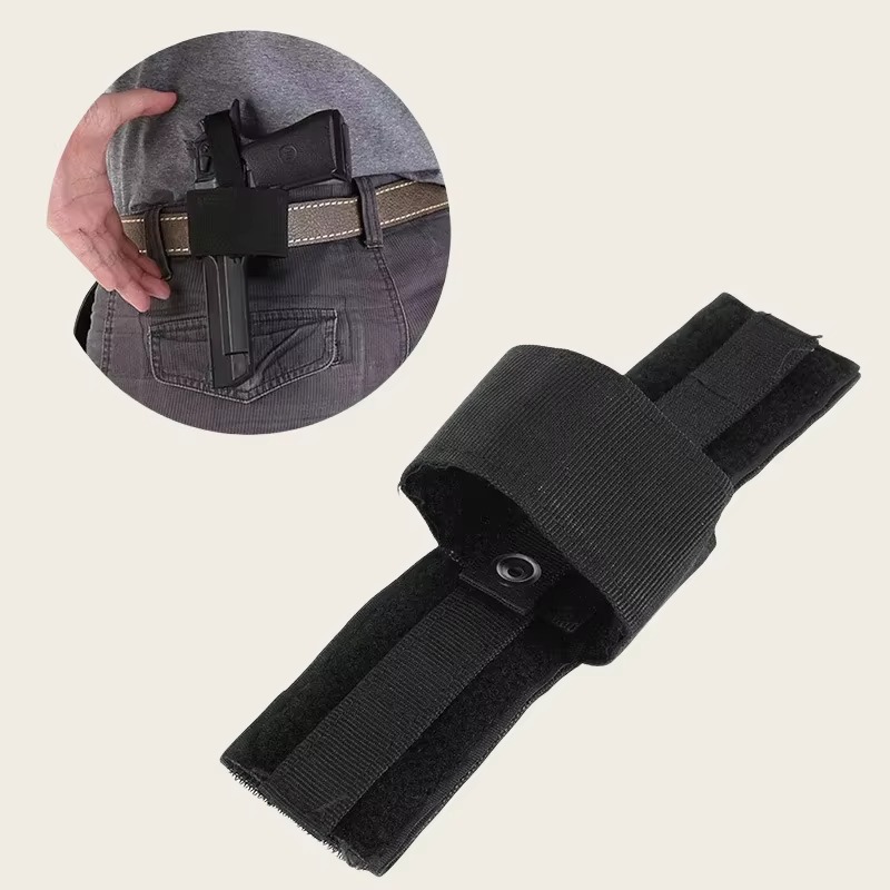 Edc Carry Pocket Pouch - Porte-pistolet de taille dissimulé pour l'extérieur,