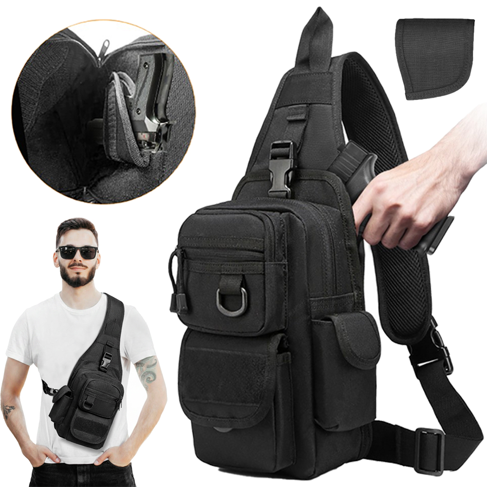 Edc Concealed Carry Backpack - Sac tactique pour pistolet, sac de