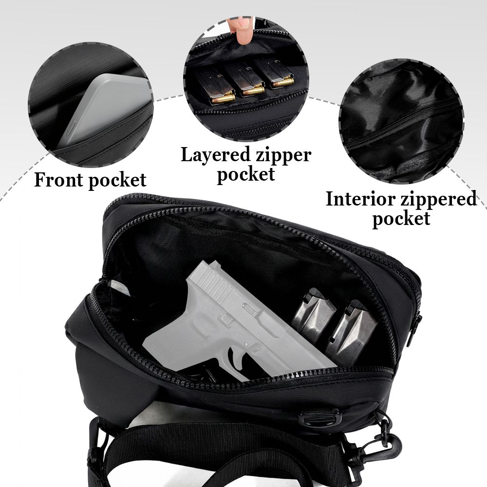 Sac tactique pour pistolet, sa - Edc Concealed Carry Backpack avis et prix