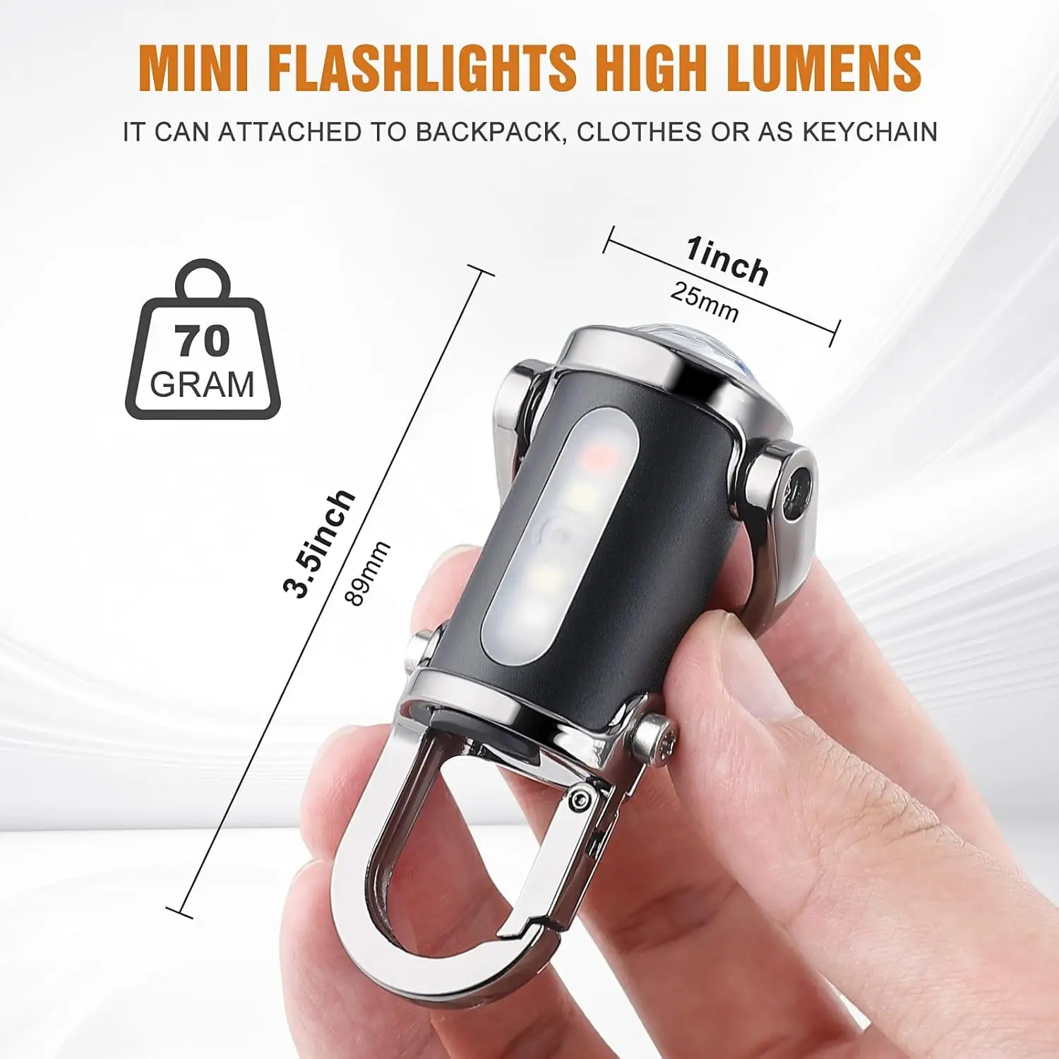 Mini lampe de poche porte-clés - Keychain Flashlight avis et prix