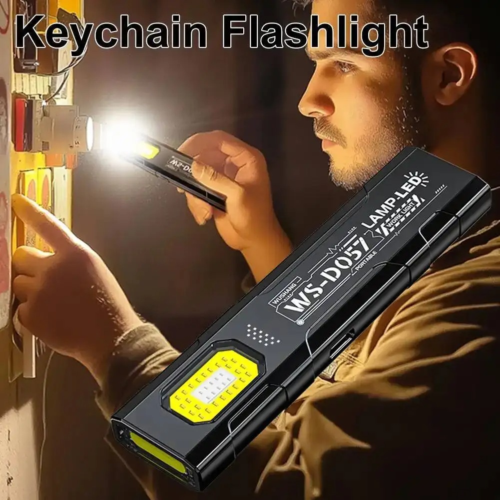 Mini lampe torche COB puissant - Keychain Flashlight avis et prix