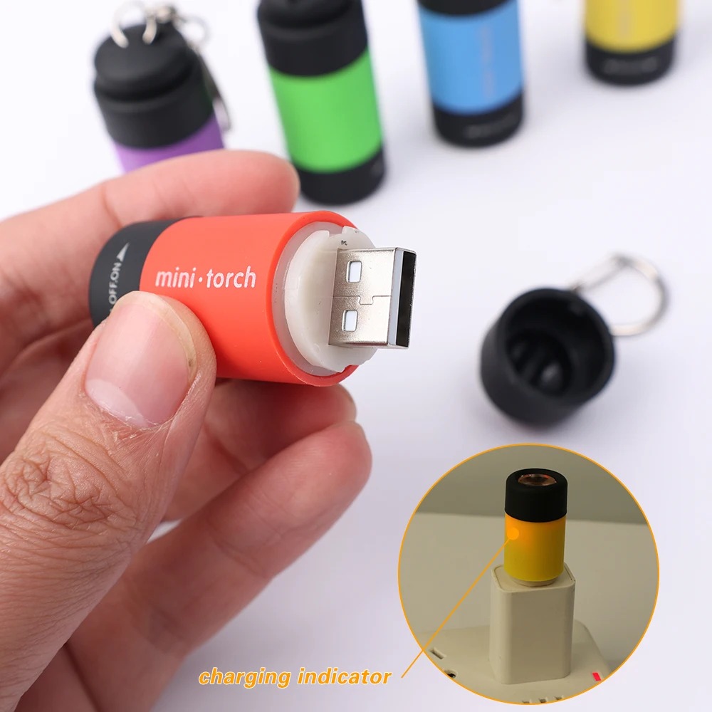 Mini lampe de poche rechargeab - Keychain Flashlight avis et prix