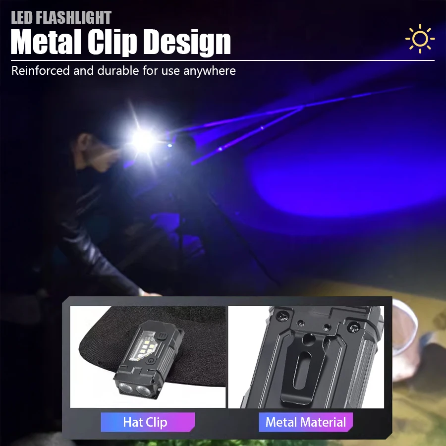 Mini lampe torche EDC porte-cl - Keychain Flashlight avis et prix