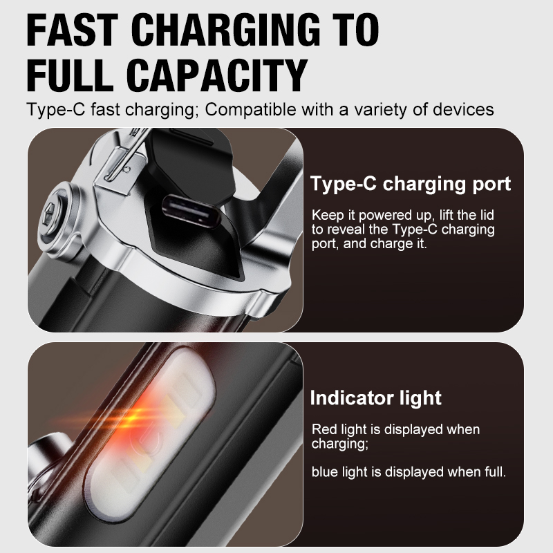 Mini lampe de poche porte-clés - Keychain Flashlight avis et prix