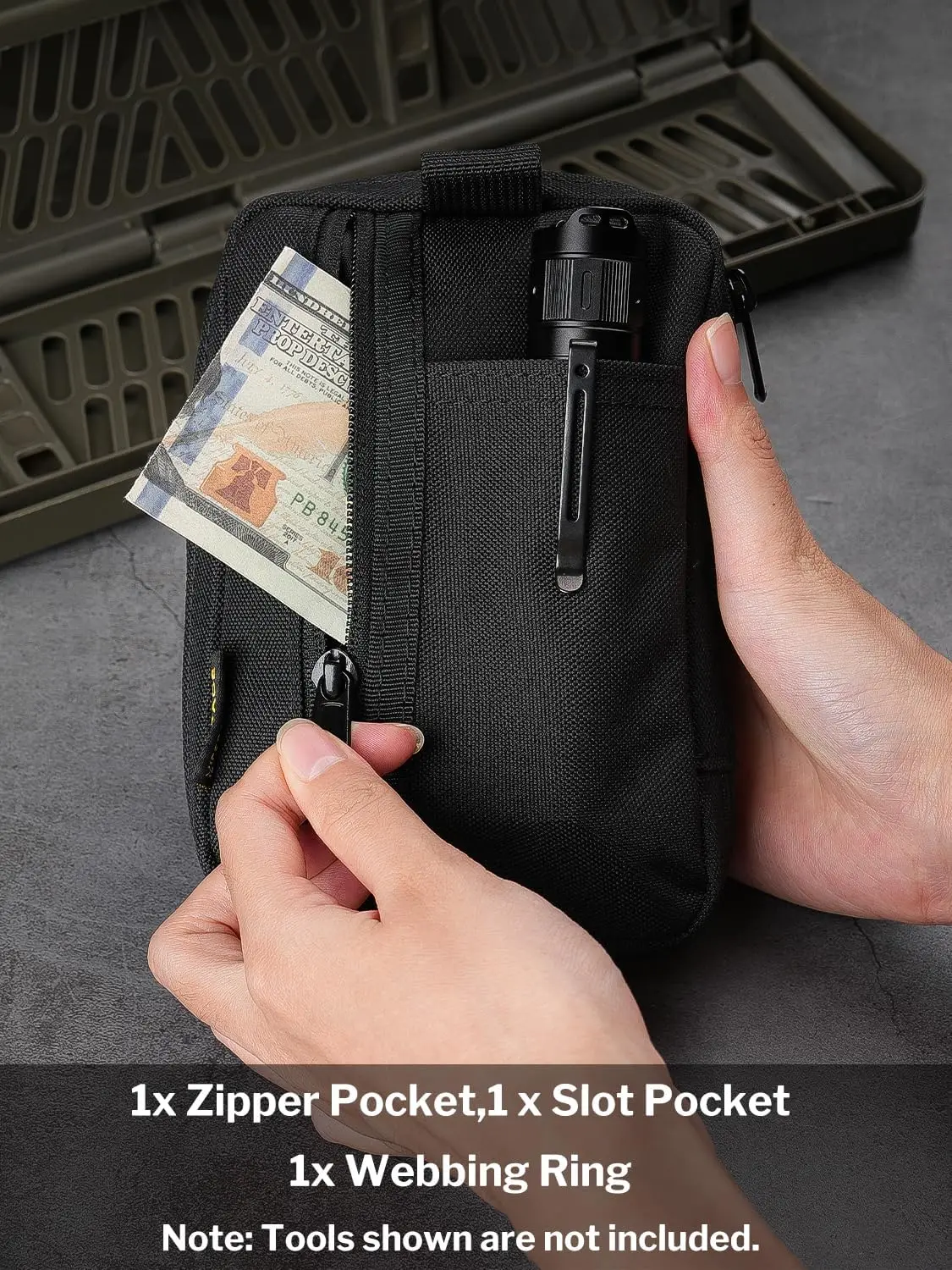 Pochette EDC VIPERADE VE32, Or - Edc Carry Pocket Pouch avis et prix